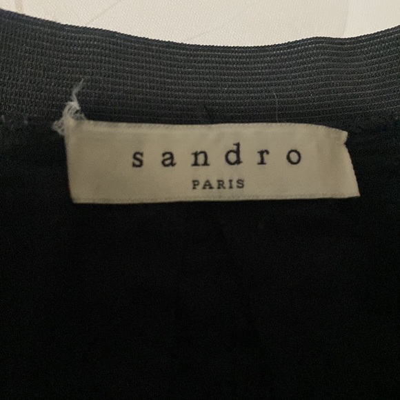 SANDRO Black Janice Skater skirt - Picture 4 of 8